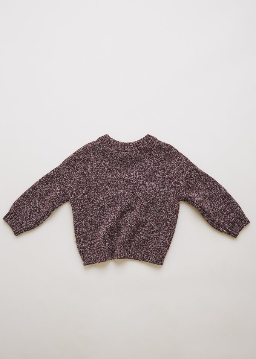 lori clowning around knit sweater