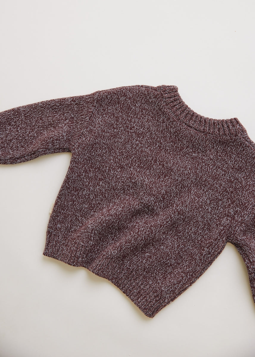 lori clowning around knit sweater