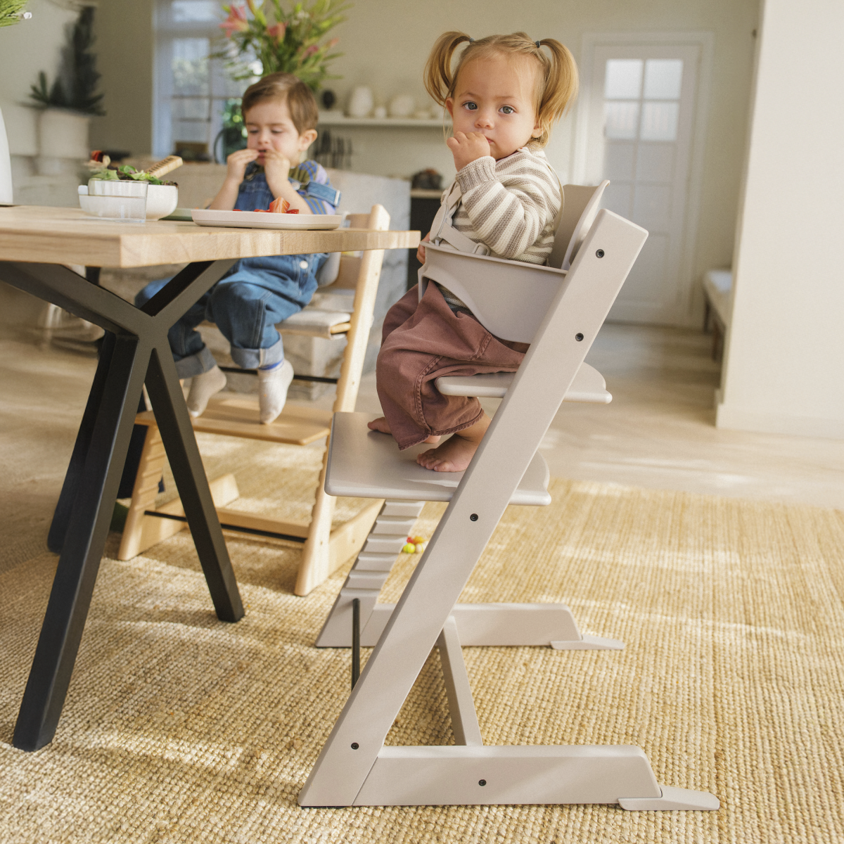 tripp trapp eetstoel - cashmere grey