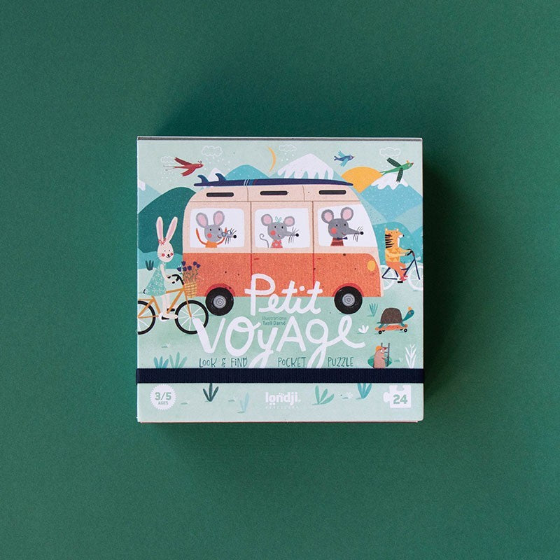 zoek & vind pocket puzzel - petit voyage