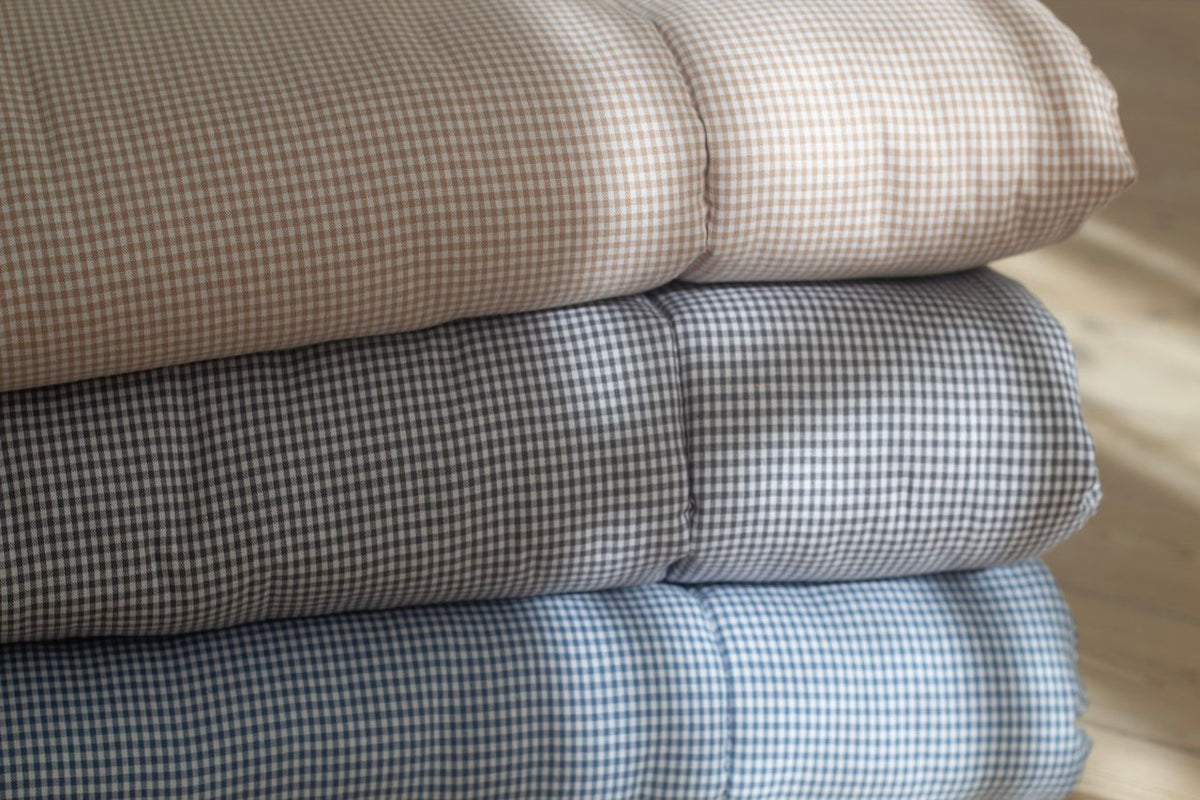 speelmat - mini check - beige