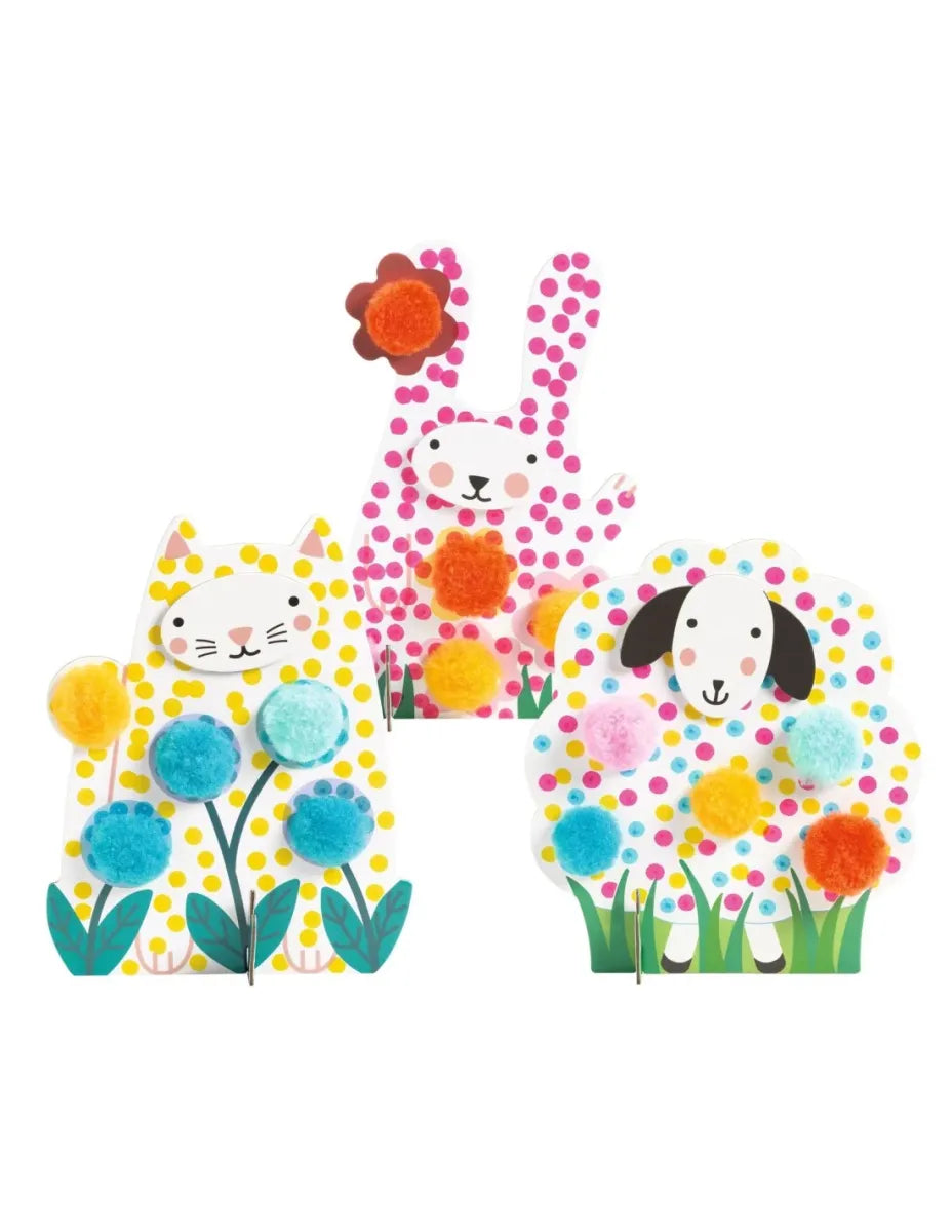 knutseldoos - puntjes & pompoms