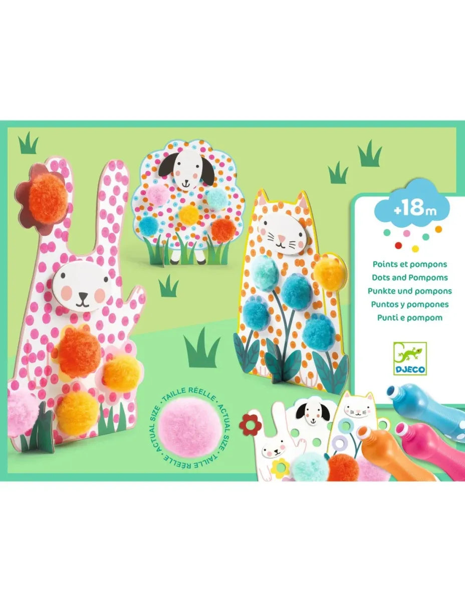knutseldoos - puntjes & pompoms
