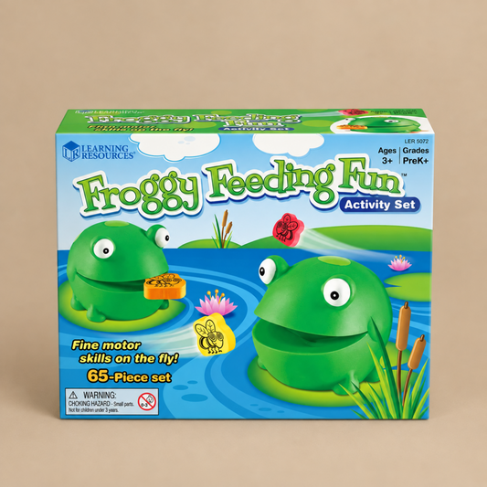 spel fijne motoriek - froggy feeding fun