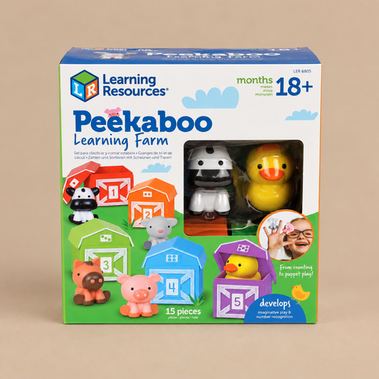 educatieve peekaboo - boerderij