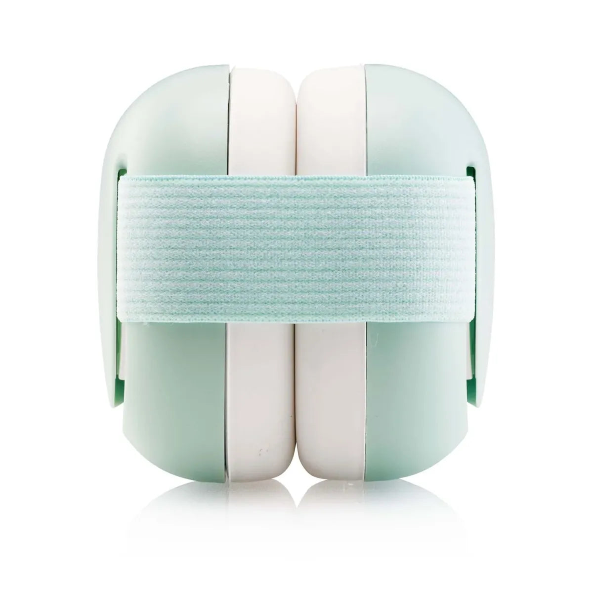 gehoorbeschermer voor baby's en peuters - wit/mintgroen