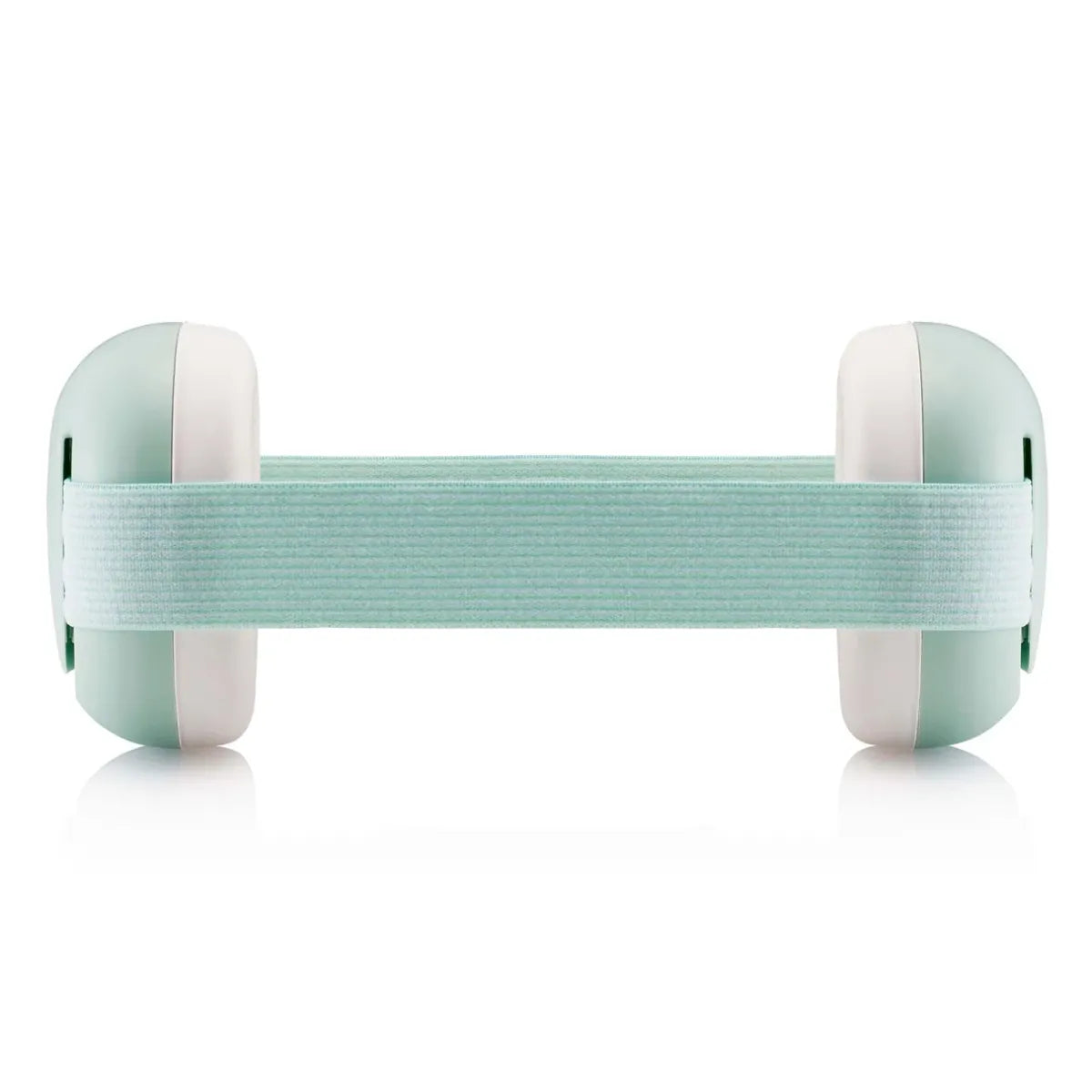 gehoorbeschermer voor baby's en peuters - wit/mintgroen