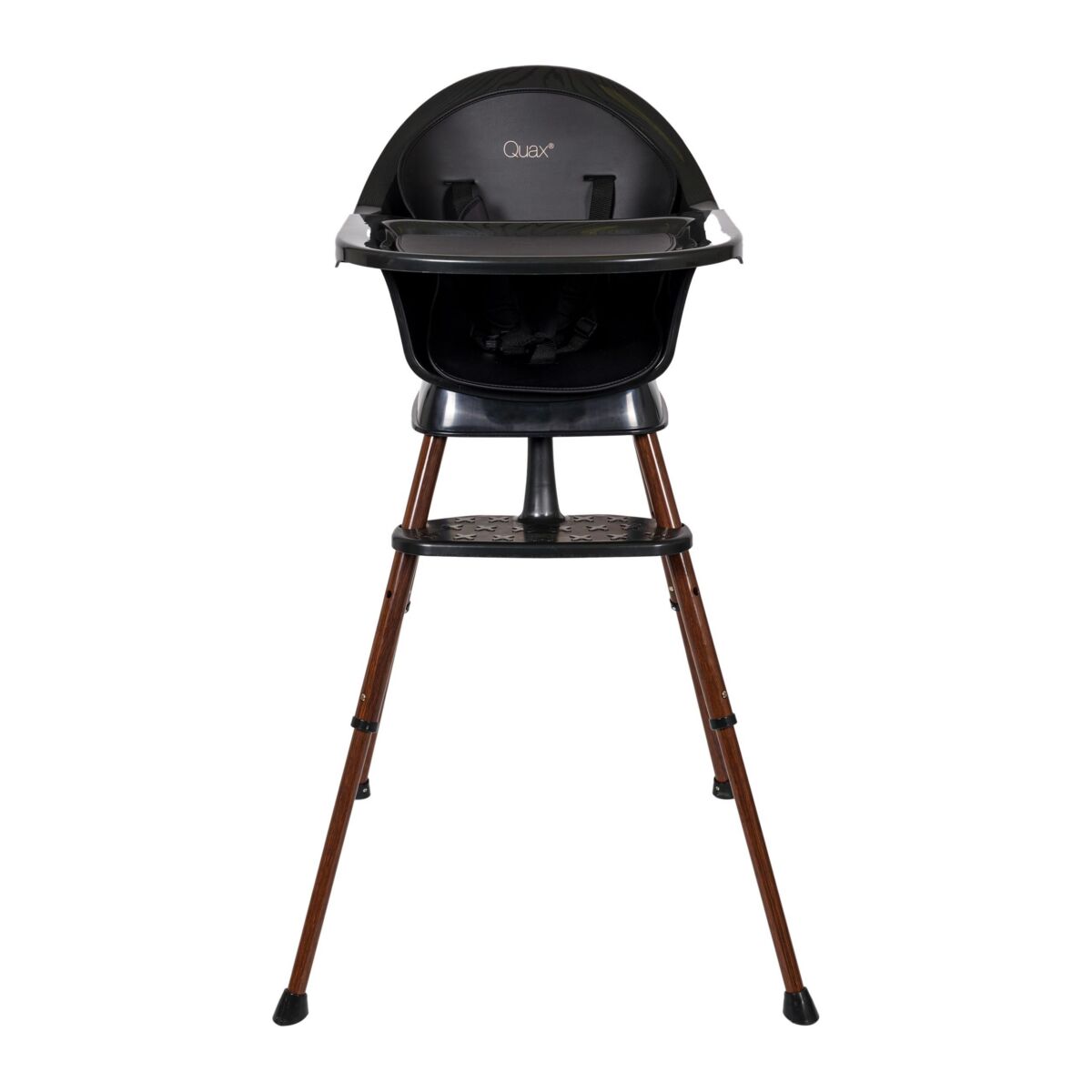 meegroeistoel ultimo 3 luxe - zwart/walnut
