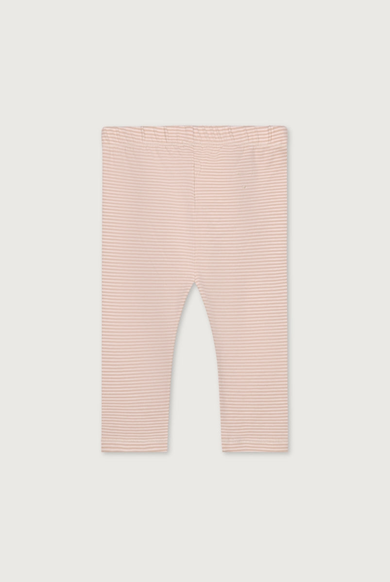 baby leggings - faded pink cream