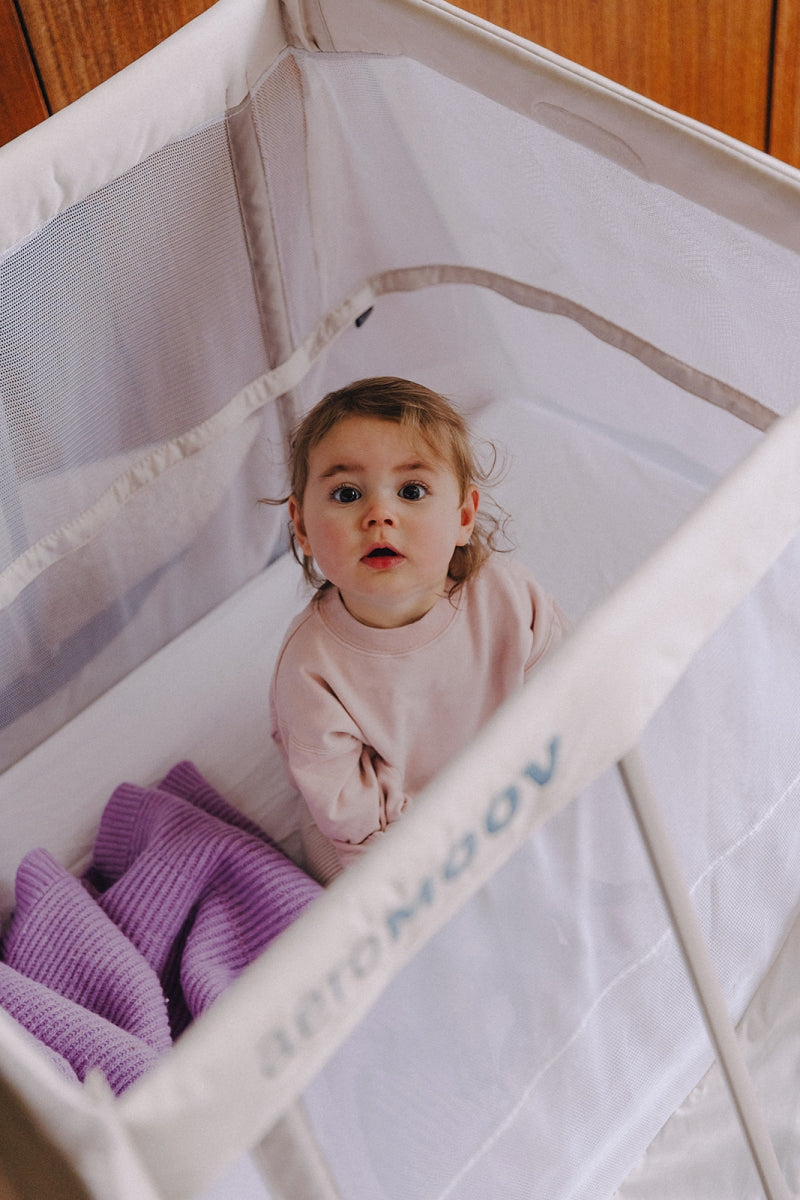 baby dropped shoulder sweater - faded pink