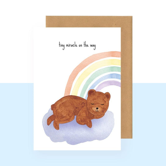 postkaart - tiny miracle on the way