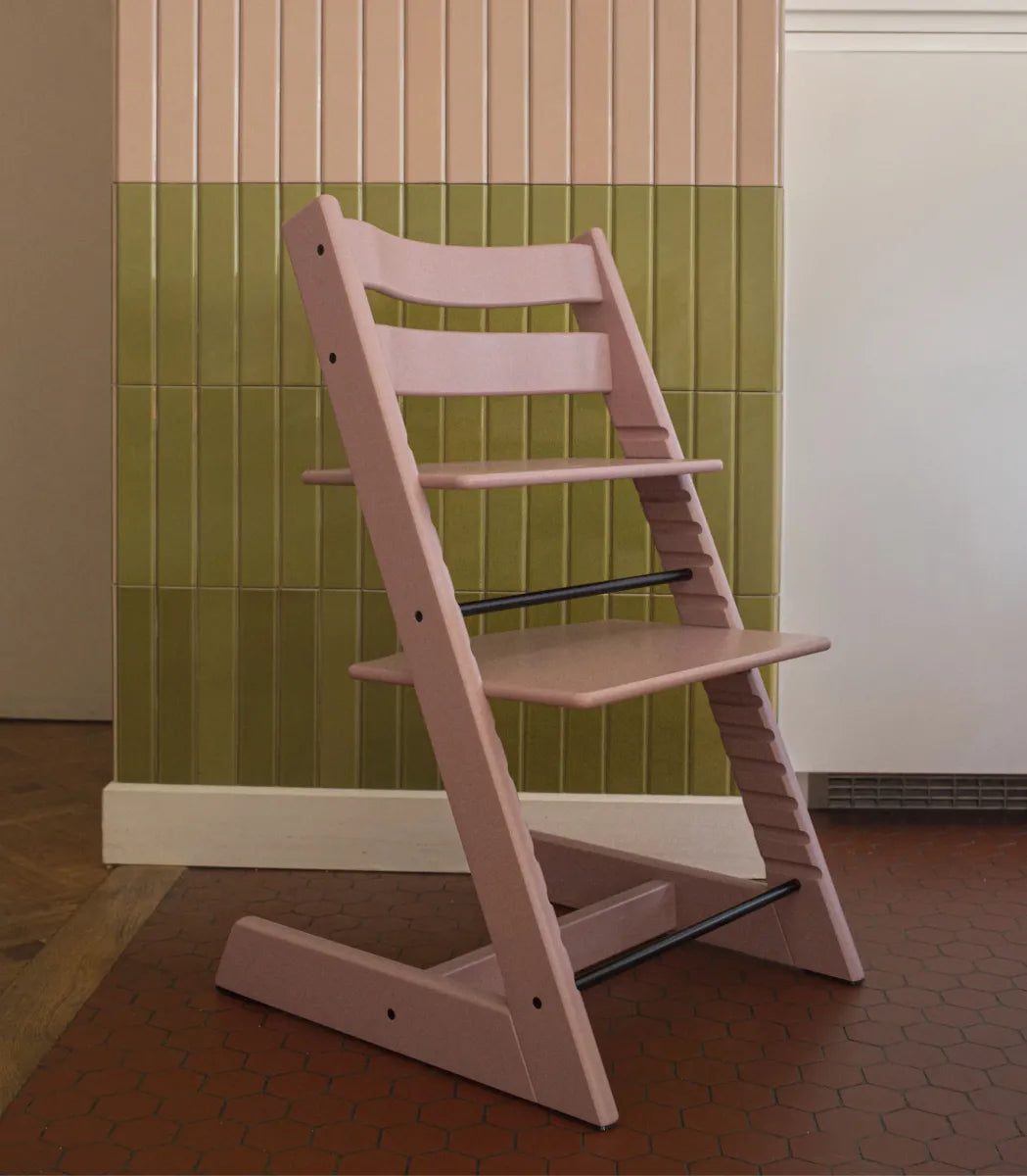 tripp trapp eetstoel - heather mauve