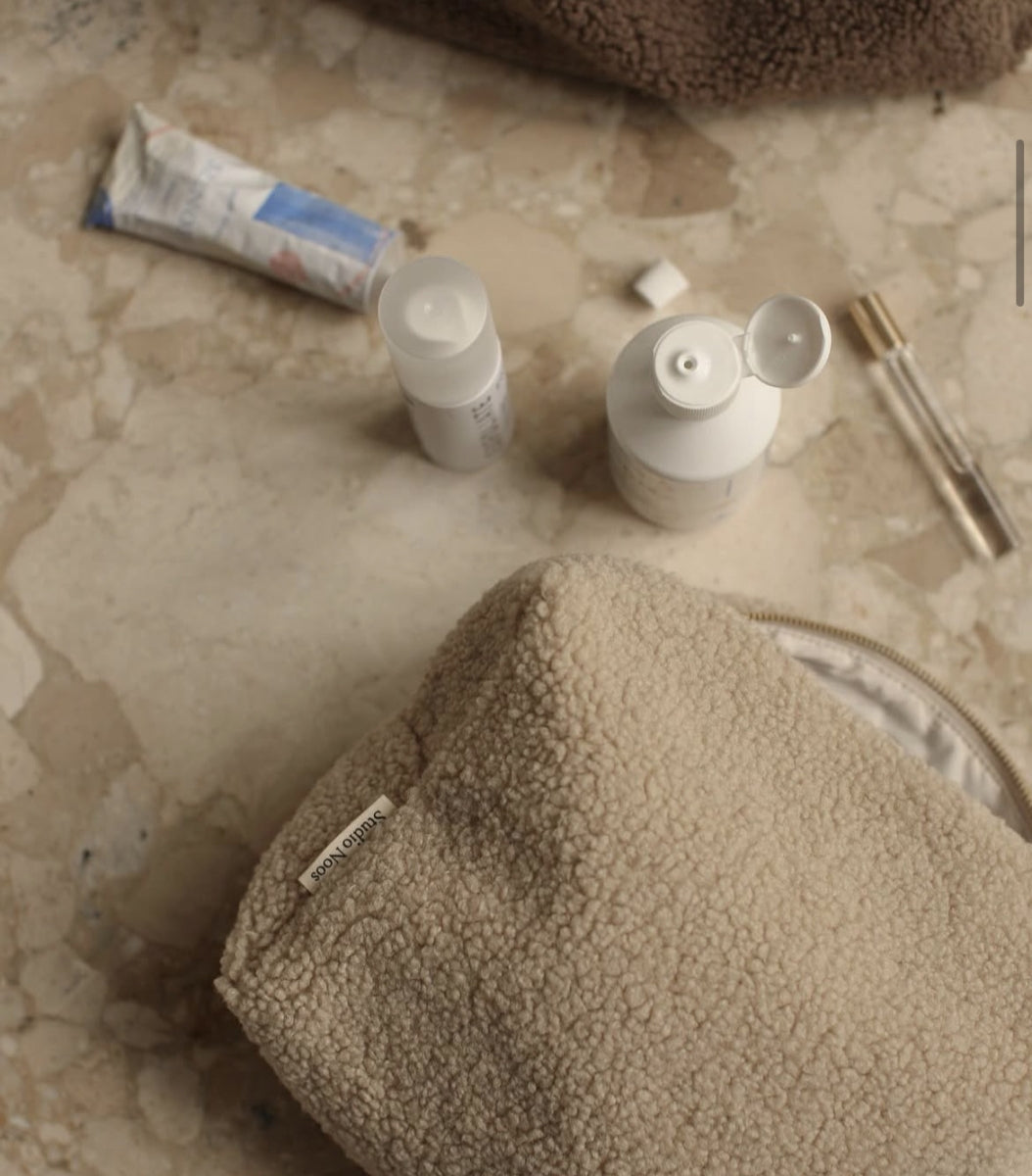 toiletzak - teddy - ecru