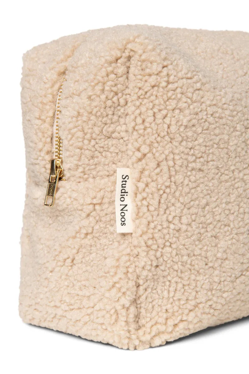 toiletzak - teddy - ecru