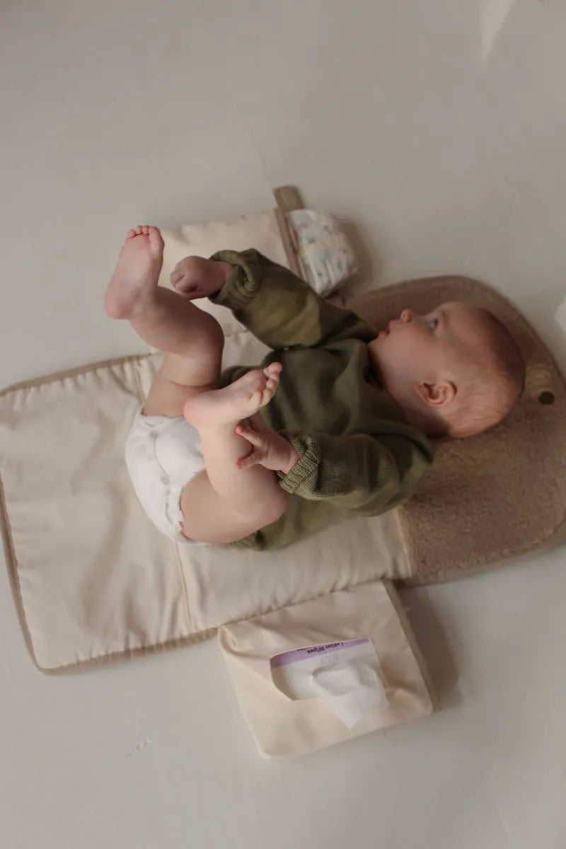 verzorgingsmatje - teddy plus  - ecru