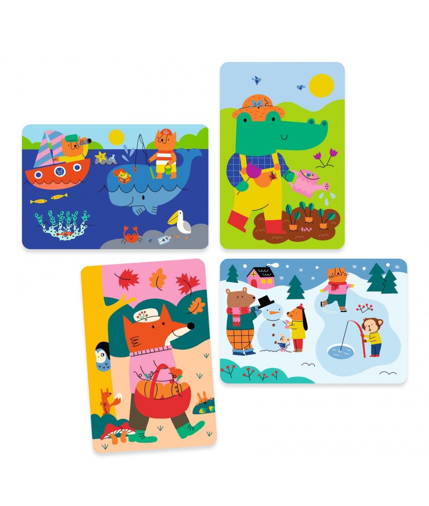 magisch kleuren water - pocket - seizoenen