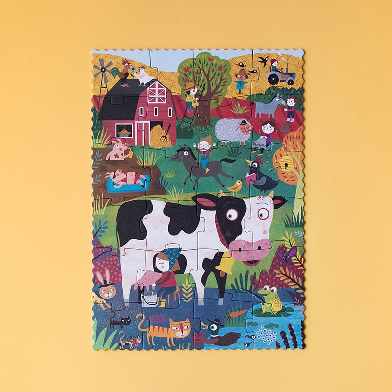 zoek & vind pocket puzzel - my little farm