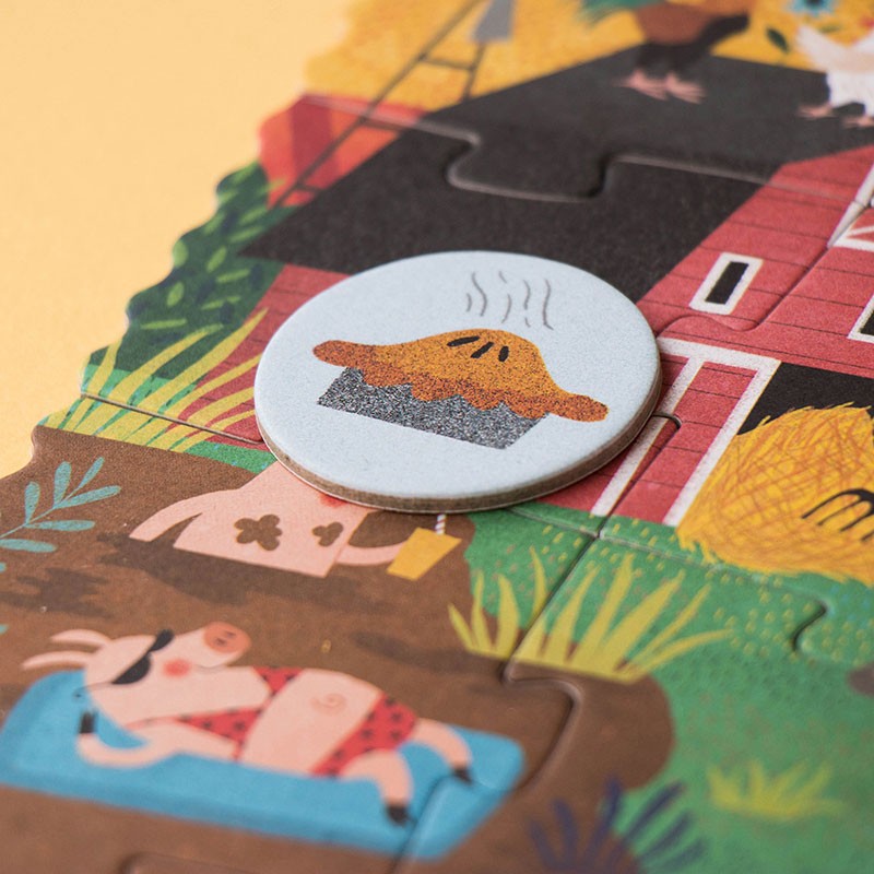 zoek & vind pocket puzzel - my little farm