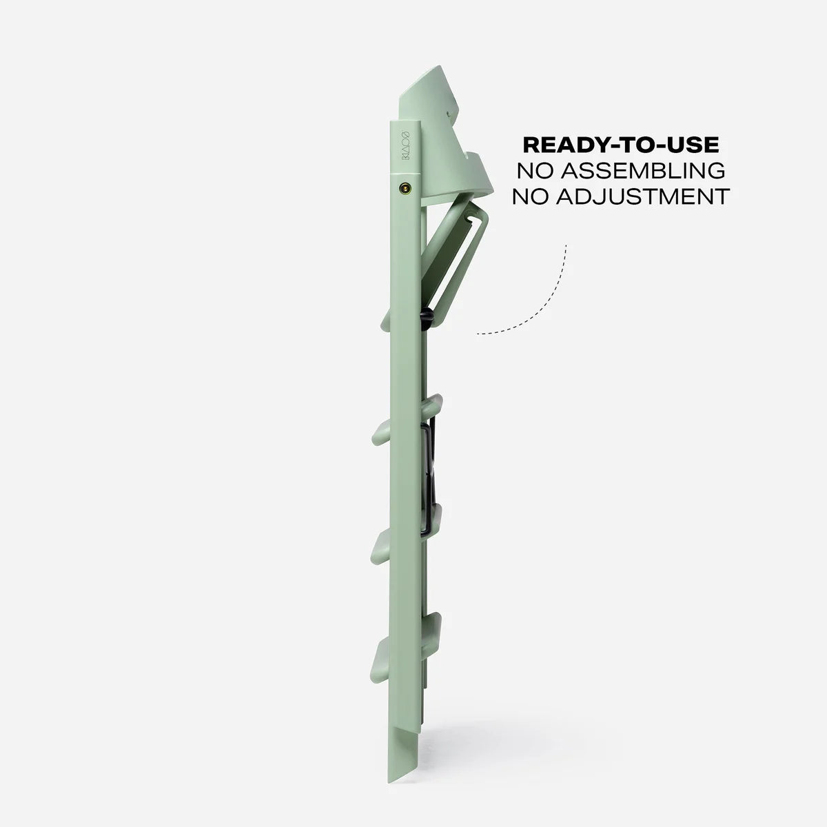 klapp eetstoel - beuk - pale green