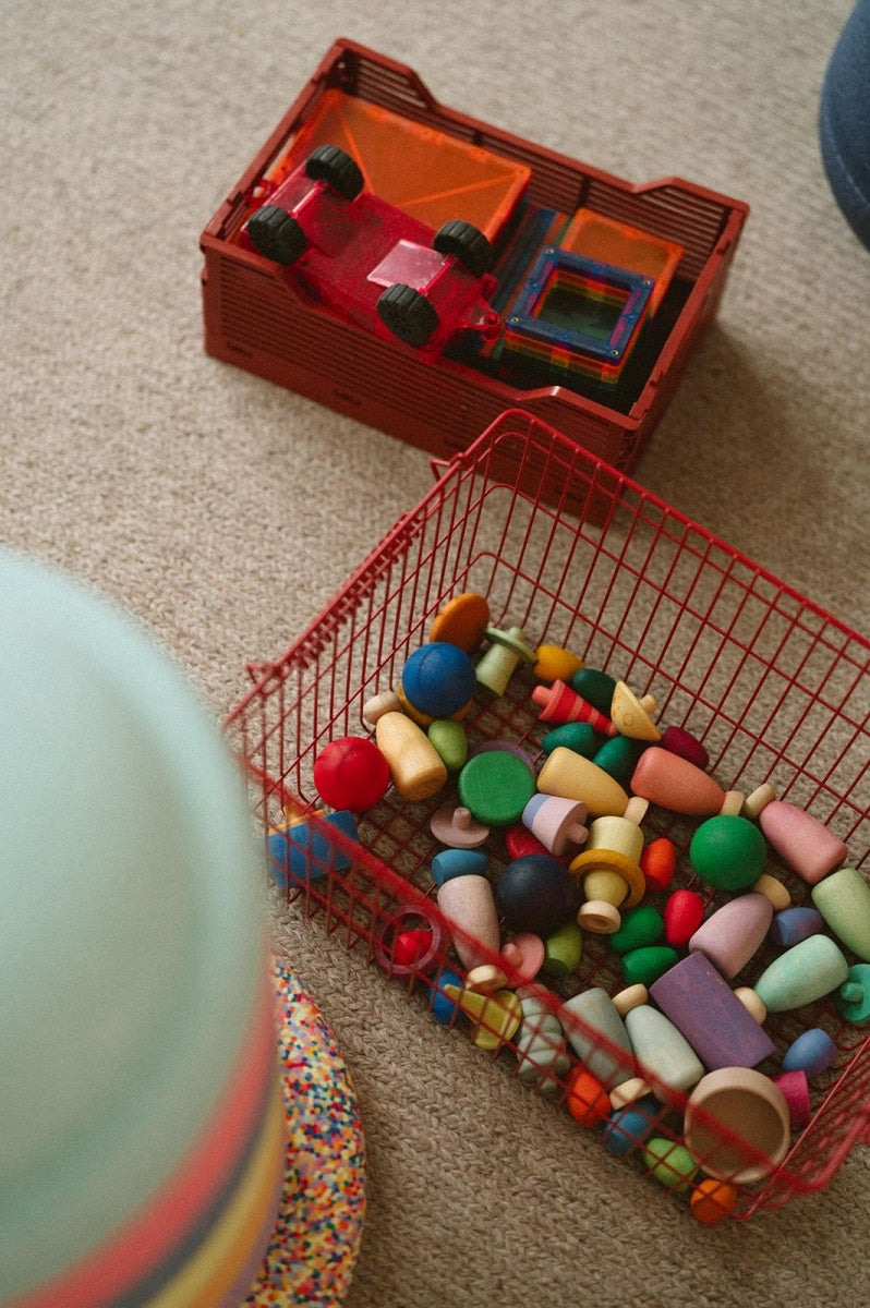 cala stapelbare manden - set van 2 - poppy red