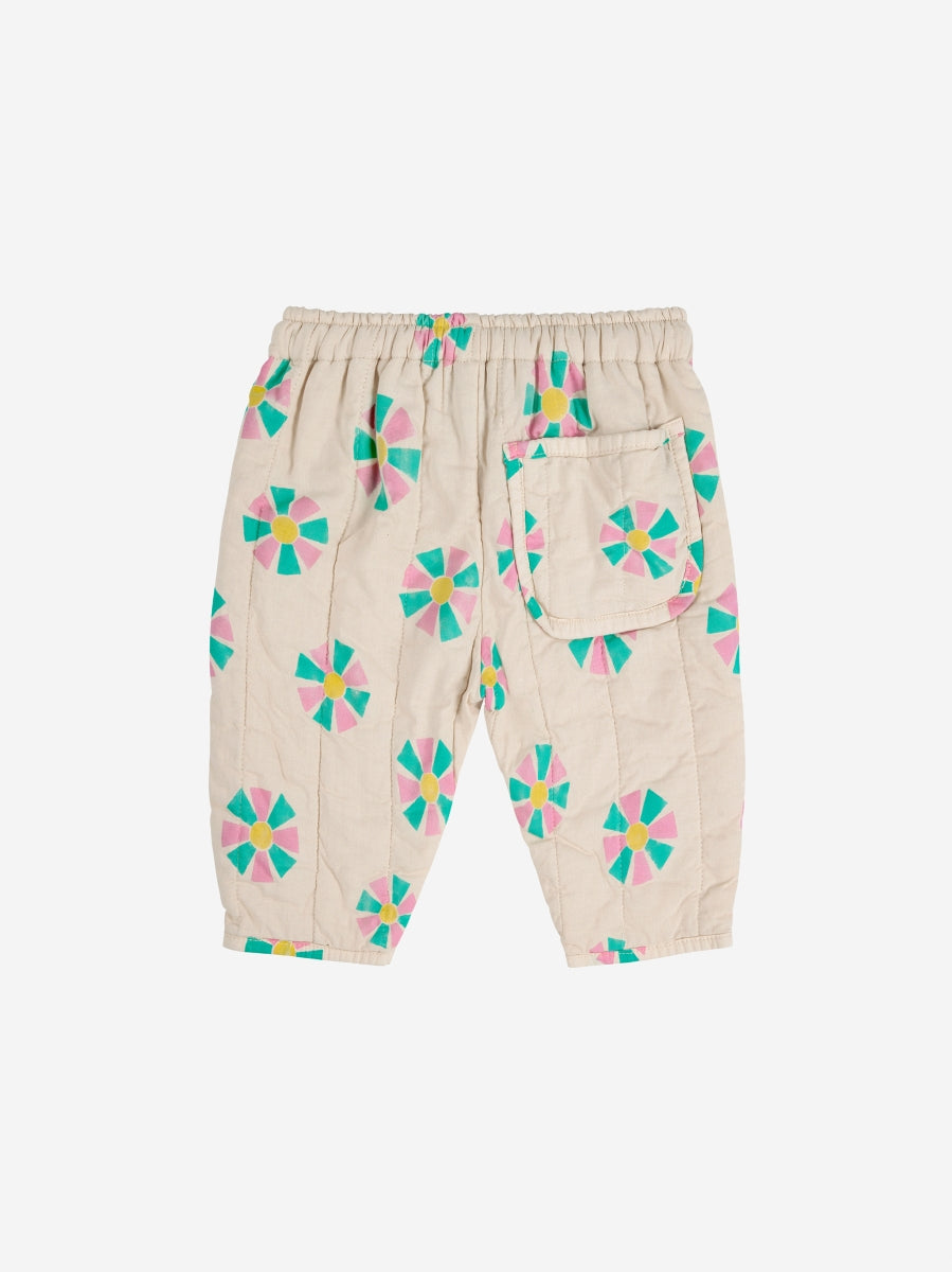 kaleidoscope all over quilted pants