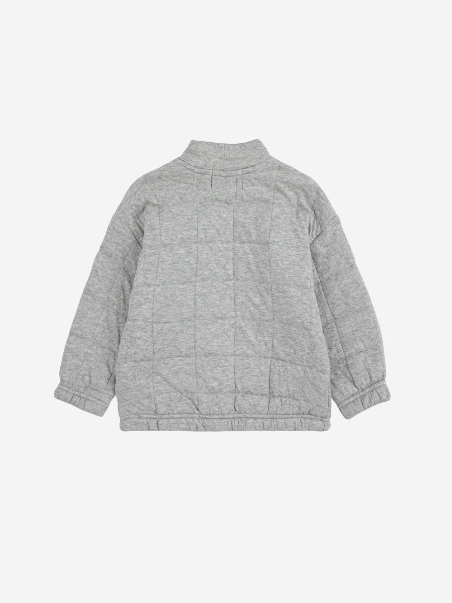 bobo choo choo quilted zipped sweatshirt