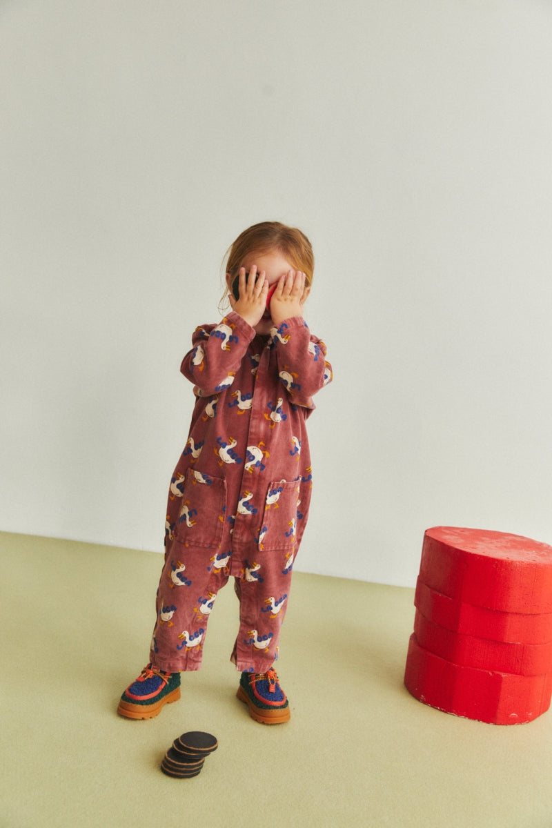 la oca all over woven overall