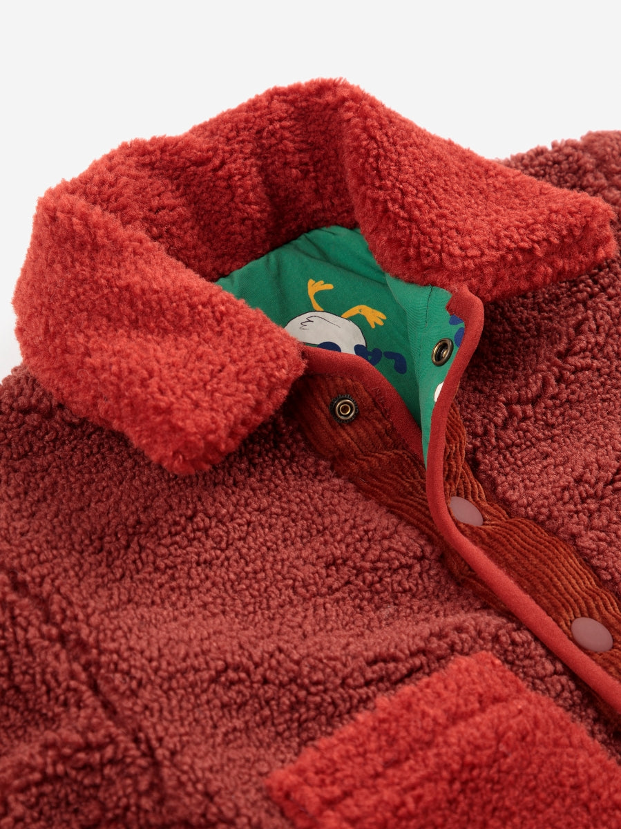 la oca all over reversible sheepskin jacket