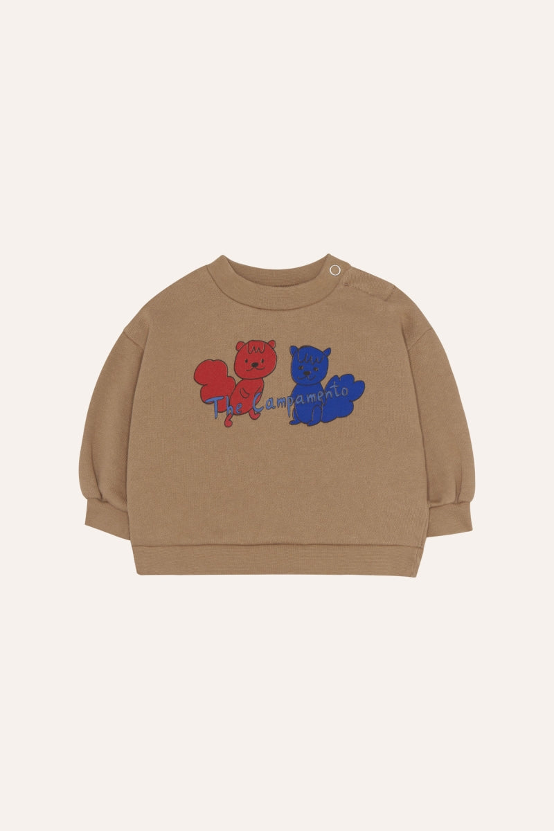 squirrels - baby sweatshirt