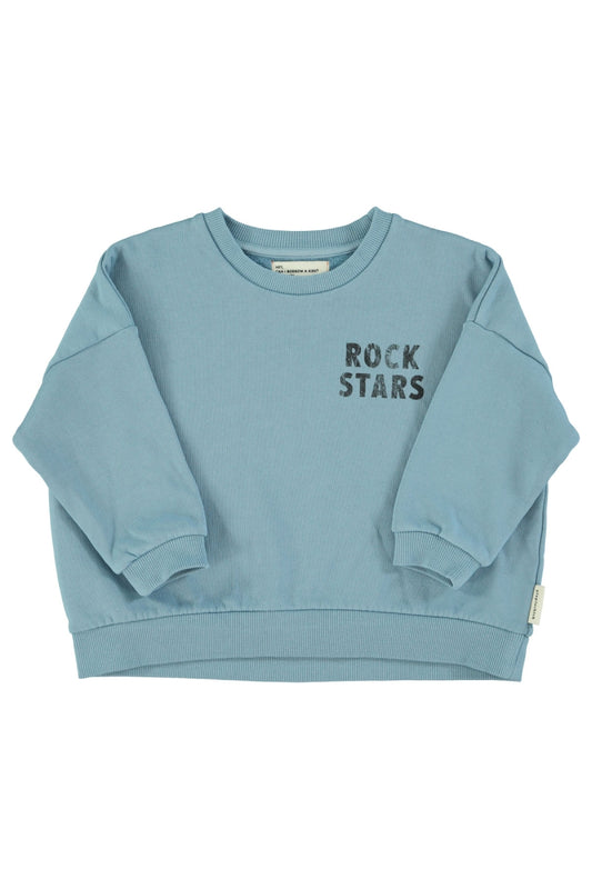blue sweatshirt - rock stars