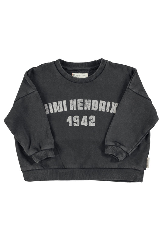 faded black sweatshirt - jimi hendrix - kids