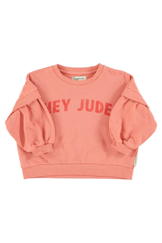 pink sweatshirt - hey jude - kids