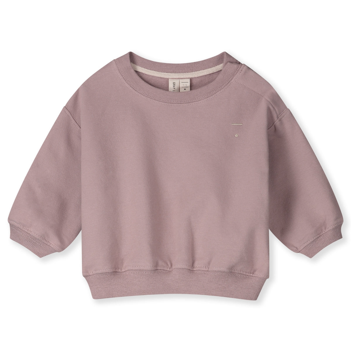 baby dropped shoulder sweater - berry