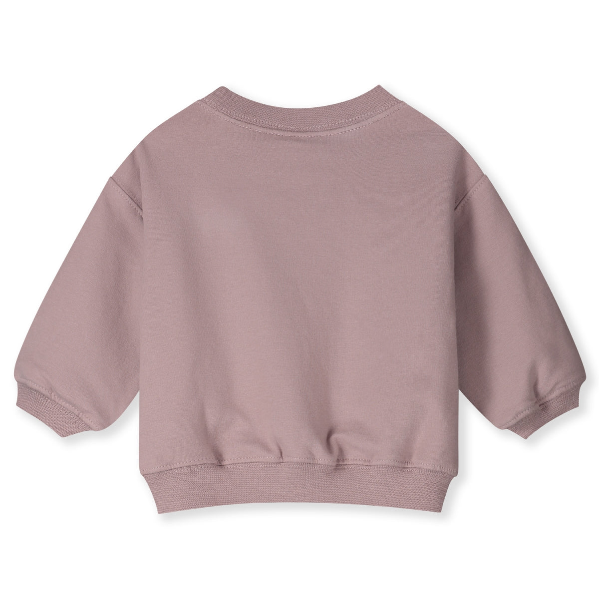 baby dropped shoulder sweater - berry