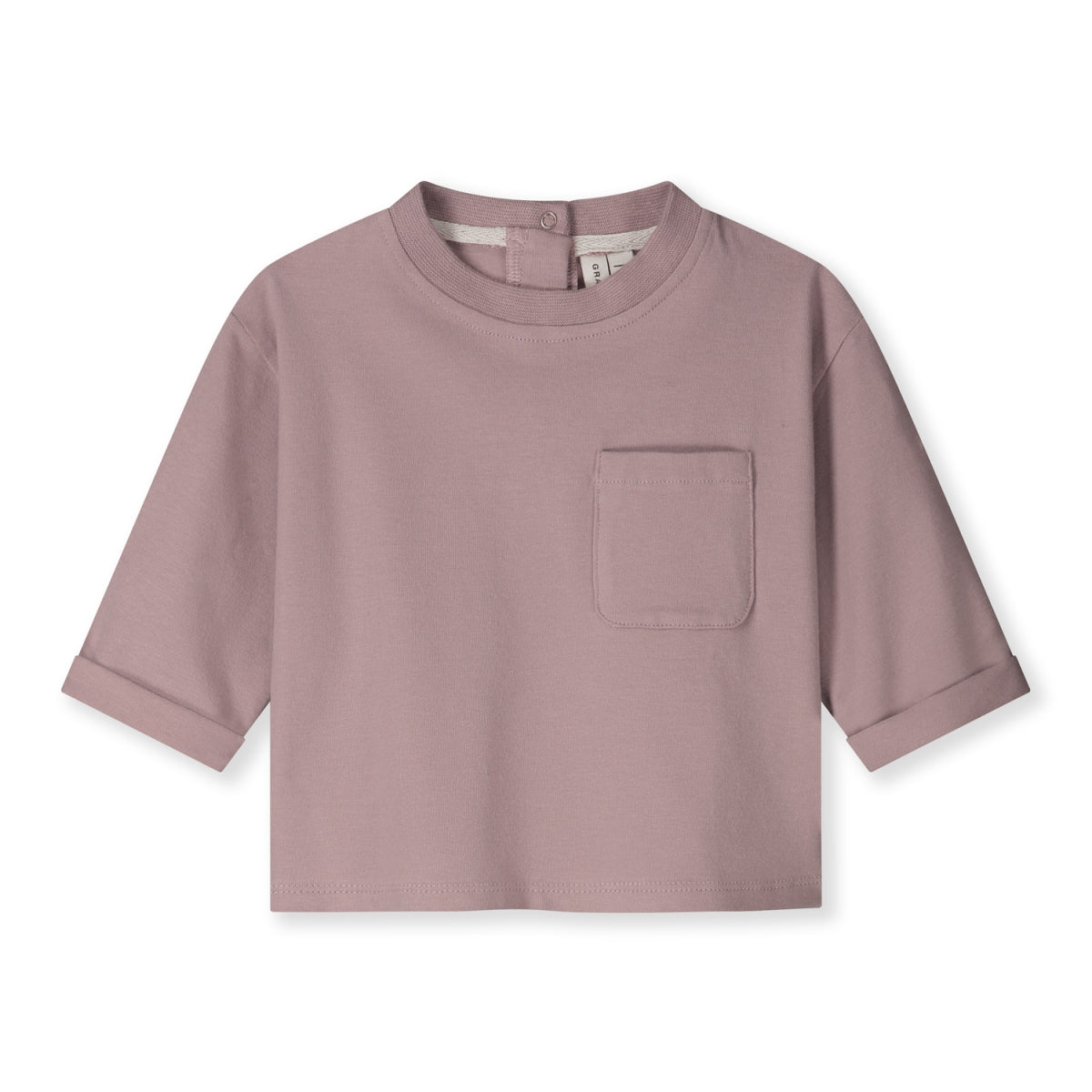 baby pocket tee - berry
