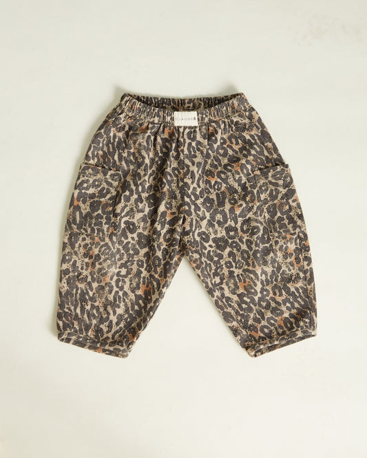 emerson leopard trouser