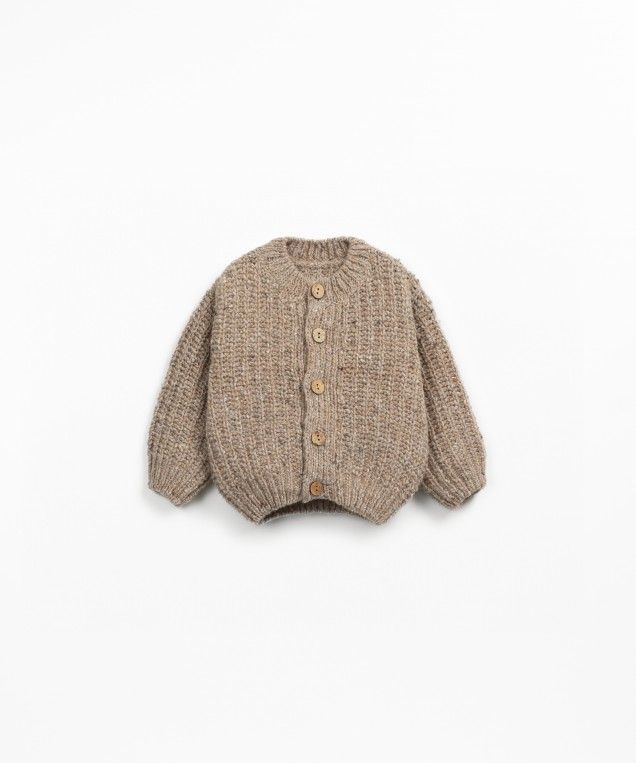 knitted cardigan - ancestral