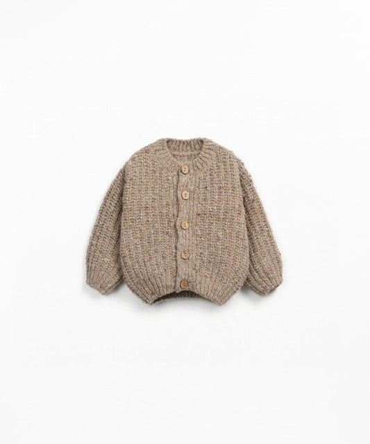knitted cardigan - ancestral