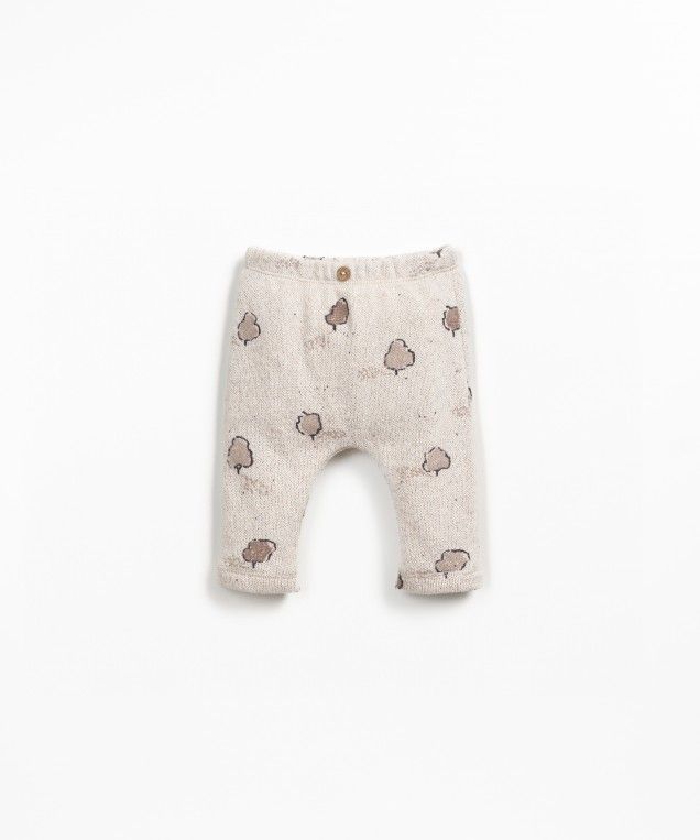 printed jersey legging - pencil arvores