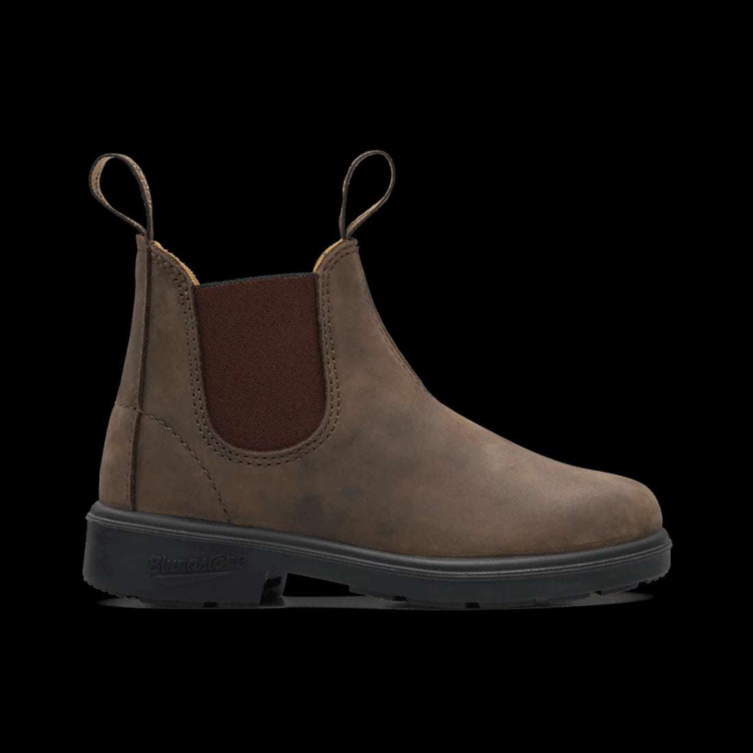 blundstone boots kids - rustic brown