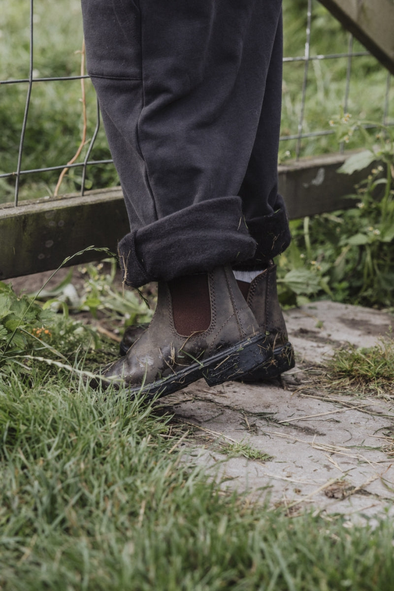 blundstone boots kids - rustic brown