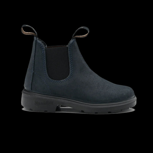 blundstone boots kids - suede navy