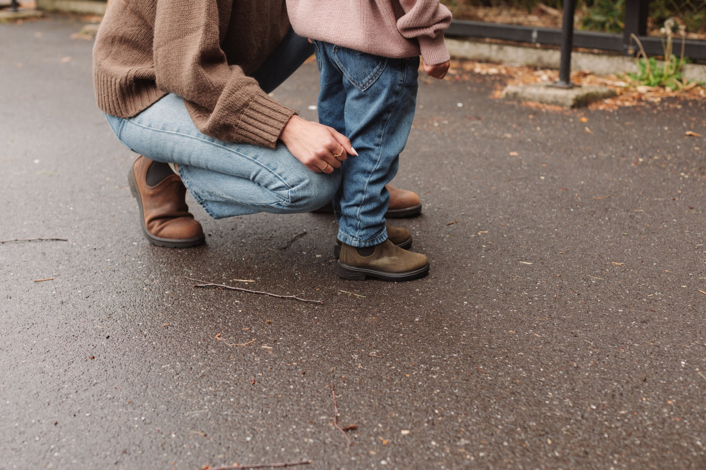blundstone boots kids - suede dark olive