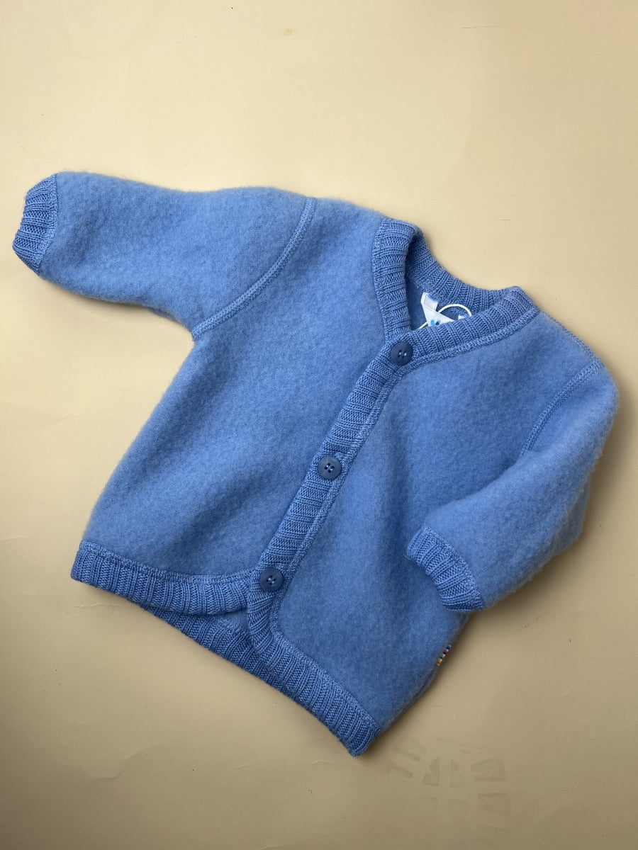 cardigan/jas - light blue - 100% wol