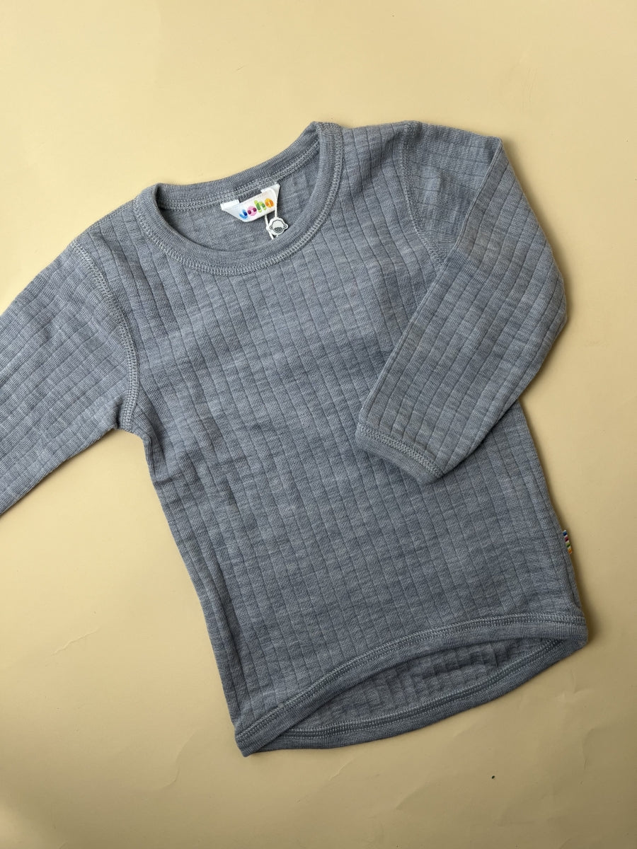 basic shirt - light grey - 100% wol