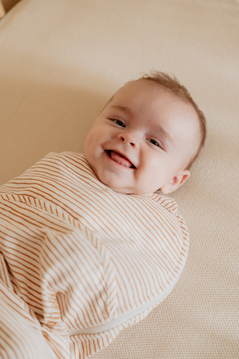 inbakerslaapzak piep - hazel streepjes - TOG 0.5