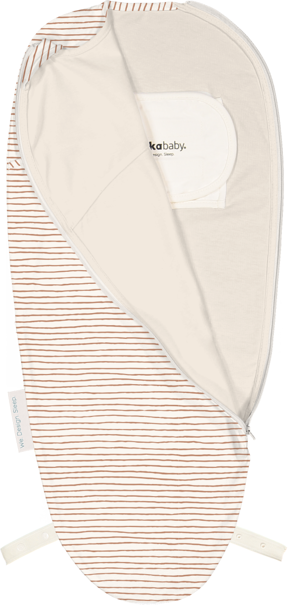 inbakerslaapzak piep - hazel streepjes - TOG 0.5