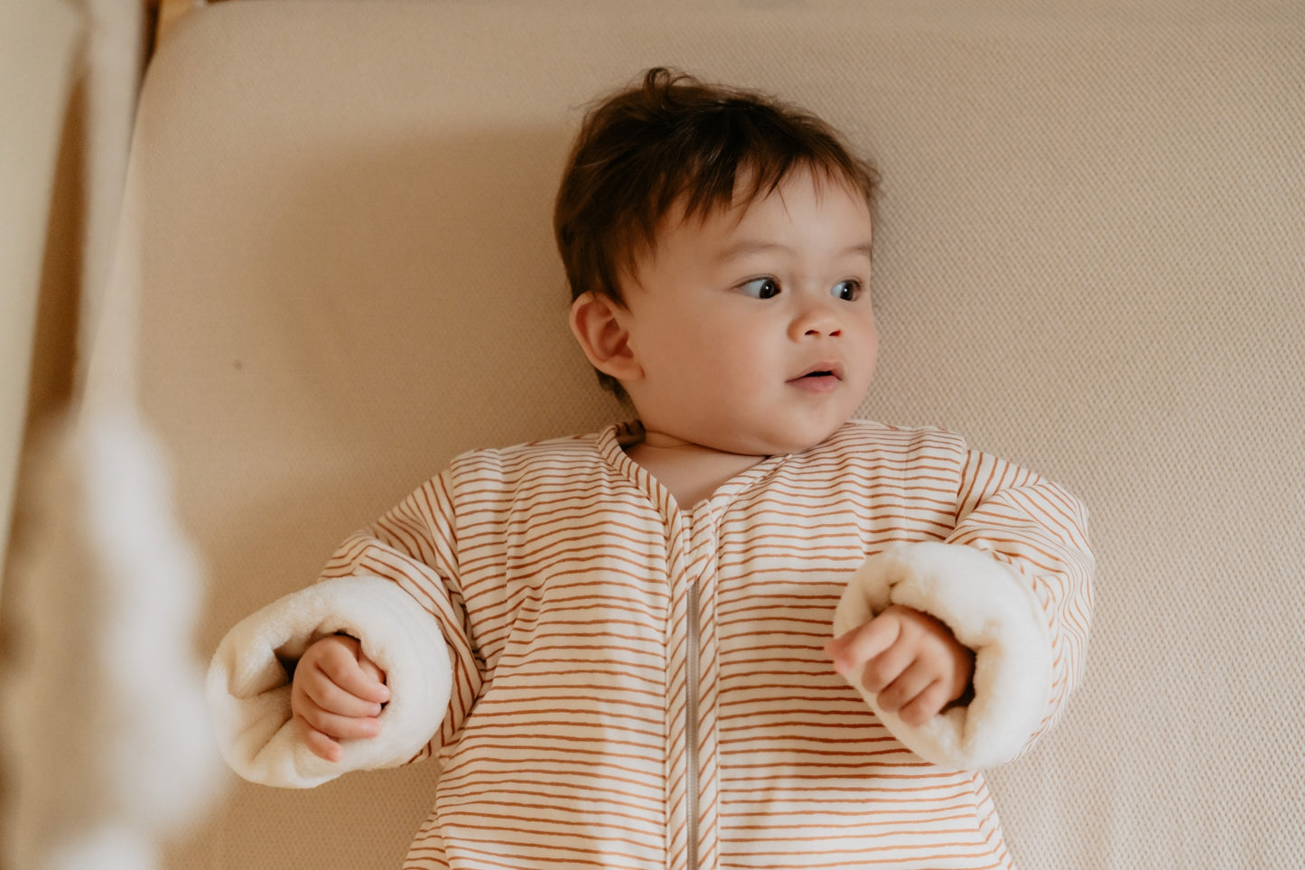 4 seizoenen slaapzak - hazel streepjes