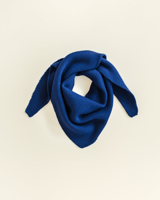 triangle scarf josephina - cobalt blue