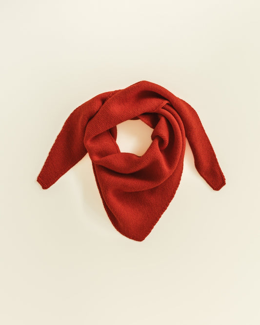 triangle scarf josephina - red
